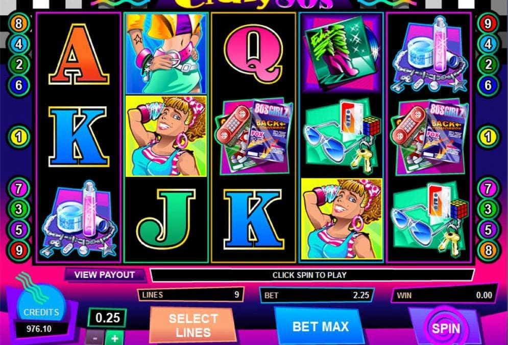 Crazy 80’s Slot Machine Games